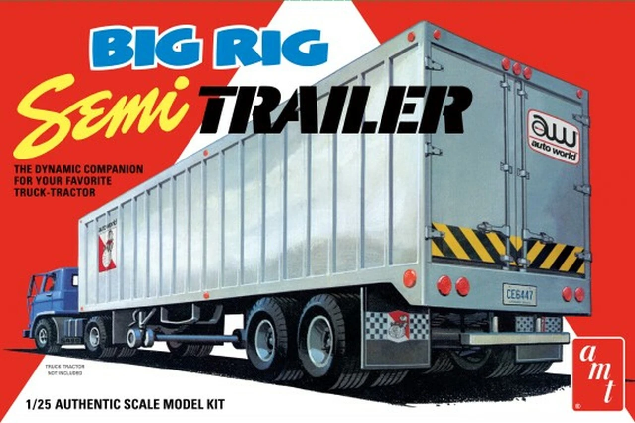 Big Rig Semi Trailer 1/25 AMT Models