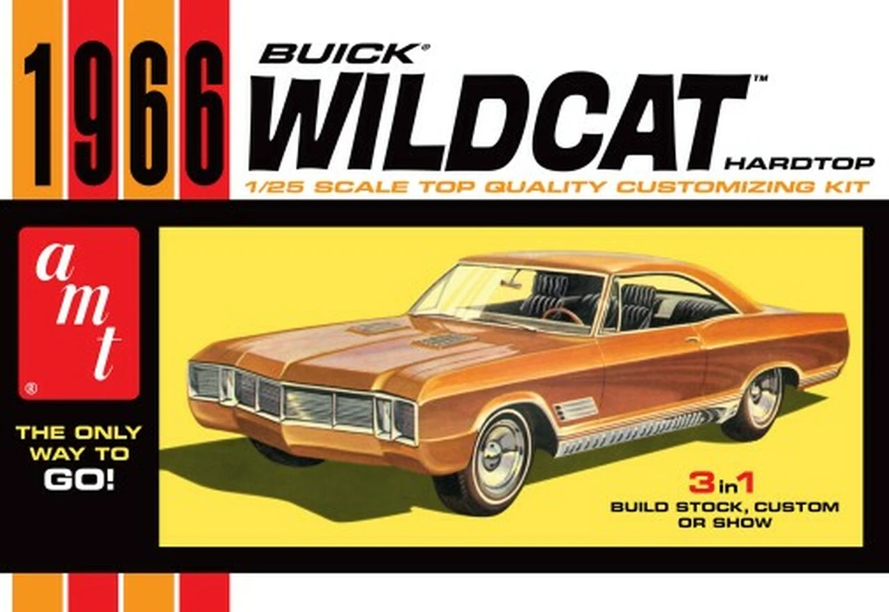 1966 Buick Wildcat Hardtop Car 1/25 AMT Models