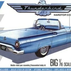 1957 Ford Thunderbird Hardtop/Convertible 1/16 AMT Models