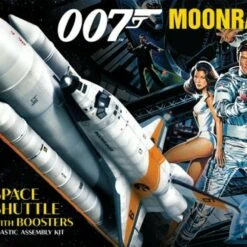 Moonraker Space Shuttle w/Boosters from James Bond Movie 1/200 AMT Models