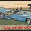 Cal Drag Combo: 1964 Ford Galaxie, Falcon Funny Car, and Trailer 1/25 AMT Models