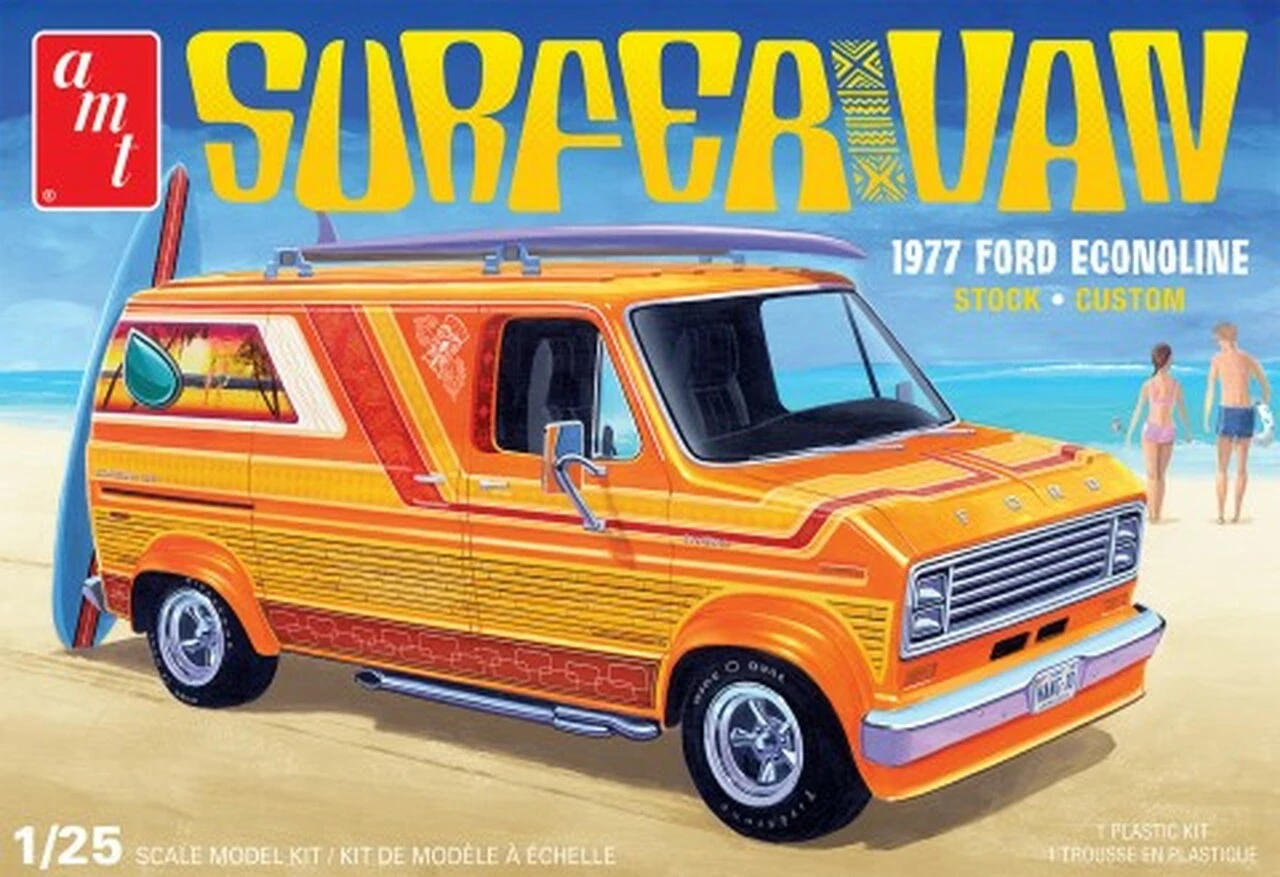 1977 Ford Econoline Surfer Van 1/25 AMT Models