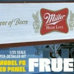 Miller Beer Fruehauf 40' Semi Trailer 1/25 AMT Models