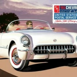 1953 Chevy Corvette in Collectible Tin 1/25 AMT Models