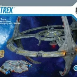 Star Trek Deep Space Nine Space Station w/USS Defiant NX-74205 & Cardassian Keldon Class Cruiser 1/3300 AMT Models