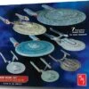 Star Trek USS Enterprise Set: (7 Snap Kits) 1/2500 AMT Models