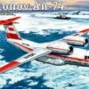 Antonov An-74 'Coaler' Soviet Commercial/Cargo Aircraft 1/144 A-Model
