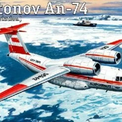 Antonov An-74 'Coaler' Soviet Commercial/Cargo Aircraft 1/144 A-Model