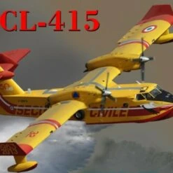 CL-415 Amphibious Aircraft 1/144 A-Model