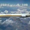 SE210 Caravelle 10R Hispania International Commercial Airliner 1/144 A-Model