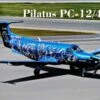 Pilatus PC12/47E Turbo-Porter Light Transport Aircraft 1/72 A Model From Russia Pilatus PC12/47E Turbo-Porter Light Transport Aircraft 1/72 A Model From Russia