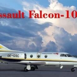 Dassault Falcon 10 Early Corporate Jet Aircraft 1/72 A-Model