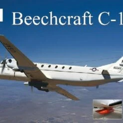 Beechnut C12J Military Turbo Prop Aircraft 1/72 A-Model