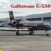 G550 Gulfstream Business Jet Airliner 1/72 A-Model
