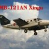 EMB121AN Xingu French Navy Twin-Turboprop Aircraft 1/72 A-Model
