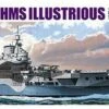 HMS Illustrious Aircraft Carrier Waterline 1/700 Aoshima