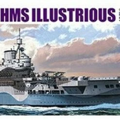 HMS Illustrious Aircraft Carrier Waterline 1/700 Aoshima
