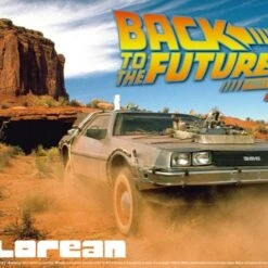 DeLorean Car Rail or Road Version Back to the Future III 1/24 Aoshima