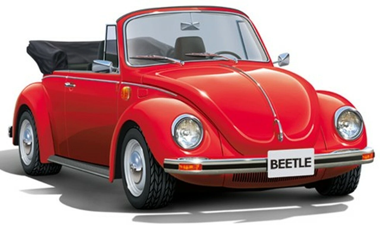 1975 VW Beetle Model 1303S Convertible 1/24 Aoshima