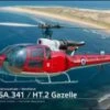 SA.341/HT.2 Gazelle Aerospatiale/Westland Helicopter 1/48 Amp Kits