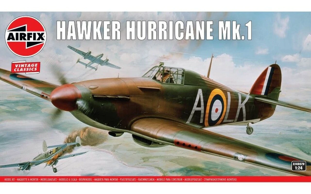 Hawker Hurricane Mk 1 Aircraft 1/24 Airfix