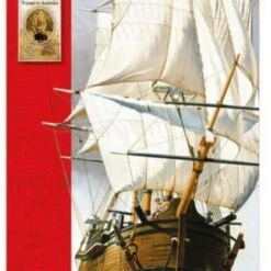 HMS Bark Endeavour Captain Cook 250th Anniversary Sailing Ship Gift Set w/paint & glue 1/120 Airfix