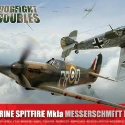 Spitfire Mk Ia & Messerschmitt Bf 109E-4 Dogfight Doubles Gift Set w/paint & glue 1/72 Airfix