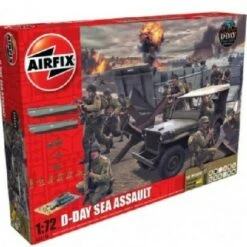 D-Day Sea Assault Gift Set w/Paint & Glue 1/72 Airfix