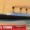 RMS Titanic Ocean Liner Medium Gift Set w/paint & glue 1/700 Airfix