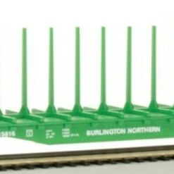 52' Center-Beam Flatcar w/Bulkheads Burlington Northern #615816 HO Scale Bachmann Trains