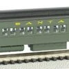 72' Heavyweight Coach Car w/Lighted Interior Santa Fe N Scale Bachmann Trains