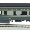 72' Heavyweight Observation w/Lighted Interior Baltimore & Ohio #901 HO Scale Bachmann Trains