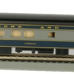 85Â’ Smooth-Side Observation W/Lighted Interior Baltimore & Ohio Washington HO Scale Bachmann 85Â’ Smooth-Side Observation w/Lighted Interior Baltimore & Ohio Washington HO Scale Bachmann
