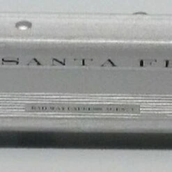 72' Streamline Fluted 2-Door Baggage Car Santa Fe N Scale Bachmann Trains