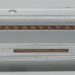 72' Streamline Fluted 2-Door Baggage Car Pennsylvania N Scale Bachmann Trains