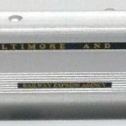 72' Streamline Fluted 2-Door Baggage Car Baltimore & Ohio N Scale Bachmann Trains