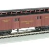 Old-Time Passenger Baggage W/Rounded-End Clerestory Roof Pennsylvania HO Scale Bachmann Old-Time Passenger Baggage w/Rounded-End Clerestory Roof Pennsylvania HO Scale Bachmann