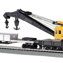 250-Ton Steam Crane Car & Boom Tender Pennsylvania HO Scale Bachmann 250-Ton Steam Crane Car & Boom Tender Pennsylvania HO Scale Bachmann