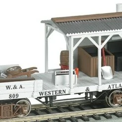 Old-Time MOW Blacksmith Car Western & Atlantic HO Scale Bachmann Old-Time MOW Blacksmith Car Western & Atlantic HO Scale Bachmann