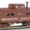 Northeast Steel Caboose Western Maryland #1866 HO Scale Bachmann Northeast Steel Caboose Western Maryland #1866 HO Scale Bachmann