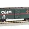 40' Boxcar Chicago & Illinois Midland HO Bachmann Trains