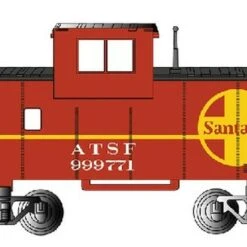 36' Wide Vision Caboose Santa Fe #999771 HO Scale Bachmann Trains