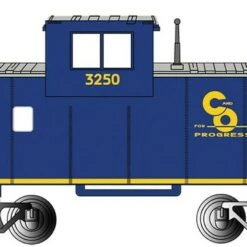 36' Wide Vision Caboose Chesapeake & Ohio #3260 HO Scale Bachmann Trains