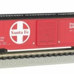 50' Sliding Door Box Car Santa Fe N Bachmann 50' Sliding Door Box Car Santa Fe N Bachmann