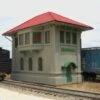 Central Junction Switch Tower (Built-Up Resin) HO Bachmann Trains