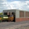 Double Stall Shed (Built-Up Resin) HO Bachmann Trains