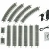 Point-to-Point Auto-Reversing Nickel Silver E-Z Track Set HO Bachmann Trains