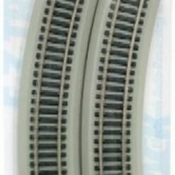 Electronic Auto-Reversing 18" Radius Curved Nickel Silver Track (4/Cd) HO Bachmann Trains