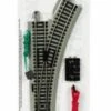 Right Remote Switch Nickel Silver Track (1/Cd) HO Bachmann Trains