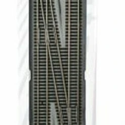 L/H Remote Crossover Switch Nickel Silver Track #6 (1/Cd) HO Bachmann Trains